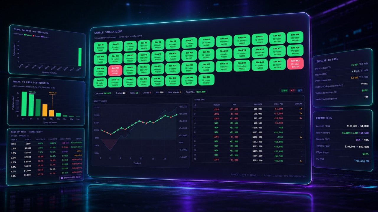 FundCalc Pro — Monte Carlo simulator